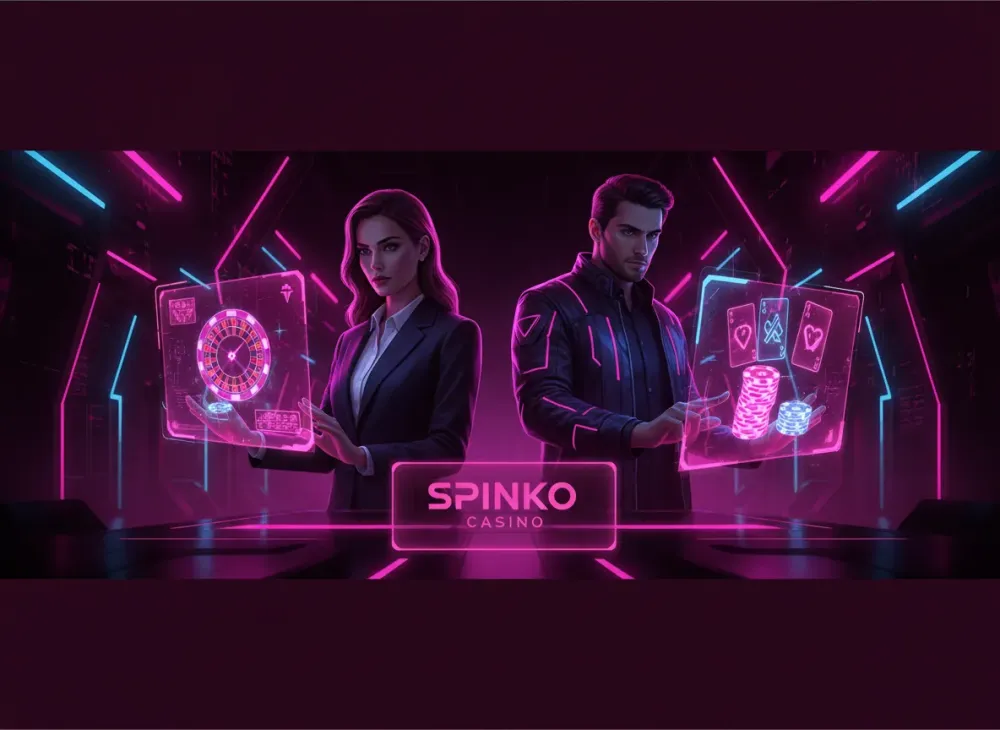 Futuristic Casino Hologram